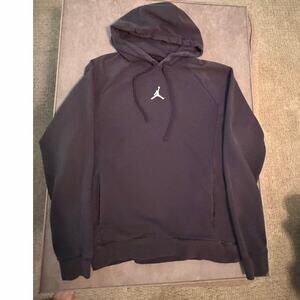 Air Jordan Nike Black Hooded Sweatshirt-men’s small